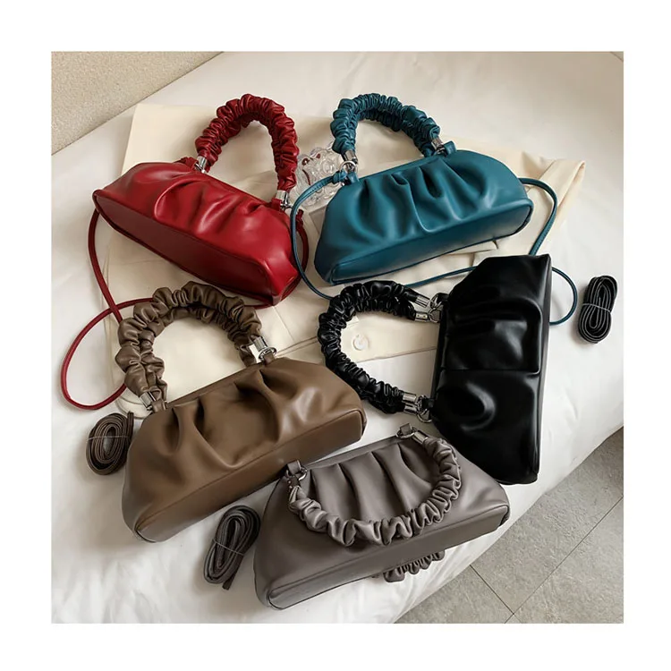Ruched Handle Designer Cloud Clutch Purses 2021 Women Luxury Retro Hand Bags Fall Winter Shoulder Messenger Bags Handbags Ladies
Ruched Handle Designer Cloud Clutch Purses 2021 Women Luxury Retro Hand Bags Fall Winter Shoulder Messenger Bags Handbags Ladies