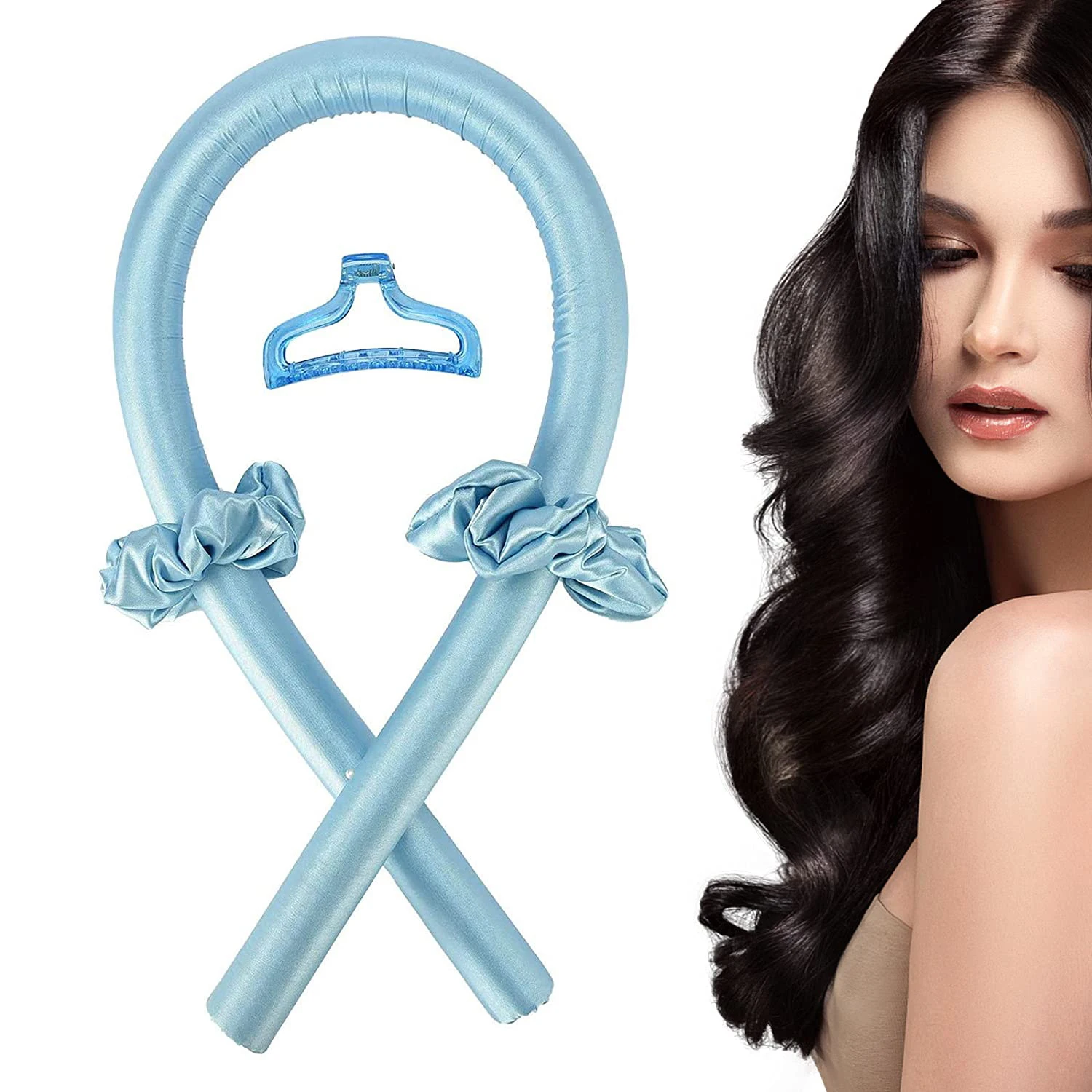 Heatless Hair Curlers For Long Hair, No Heat Silk Curls Headband You Can To Sleep In Overnight Soft Foam Hair Rollers, 10 colors
Heatless Hair Curlers For Long Hair, No Heat Silk Curls Headband You Can To Sleep In Overnight Soft Foam Hair Rollers, 10 colors