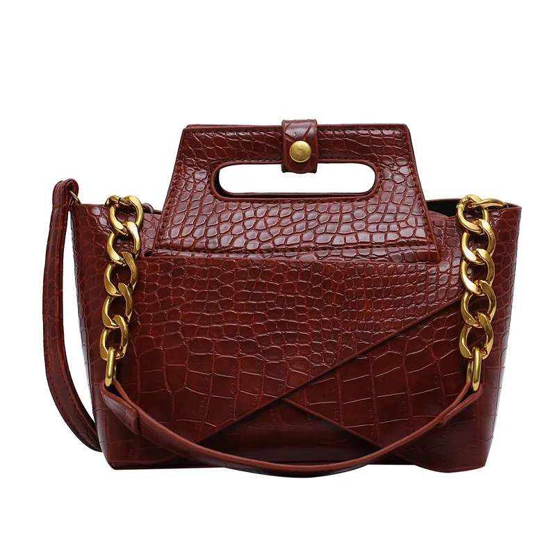 Fashion Crocodile Pattern PU Leather Womans Purse and Bag Cross Shoulder Trendy Women Designer Two Sets Handbags
Fashion Crocodile Pattern PU Leather Womans Purse and Bag Cross Shoulder Trendy Women Designer Two Sets Handbags