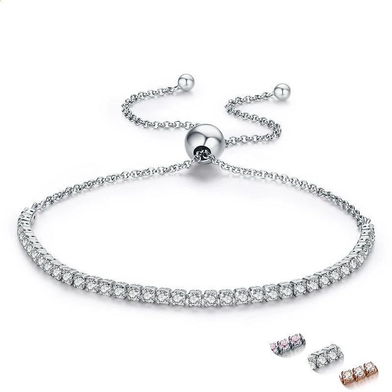 Manufacturer wholesale high quality sterling silver s925 lady temperament adjustable tennis bracelet
Manufacturer wholesale high quality sterling silver s925 lady temperament adjustable tennis bracelet