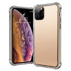 Air Cushion 4 Corner Full Protection Shockproof TPU Clear Cell Phone Case for iPhone 11 Pro Max 5.8 6.1 6.5
