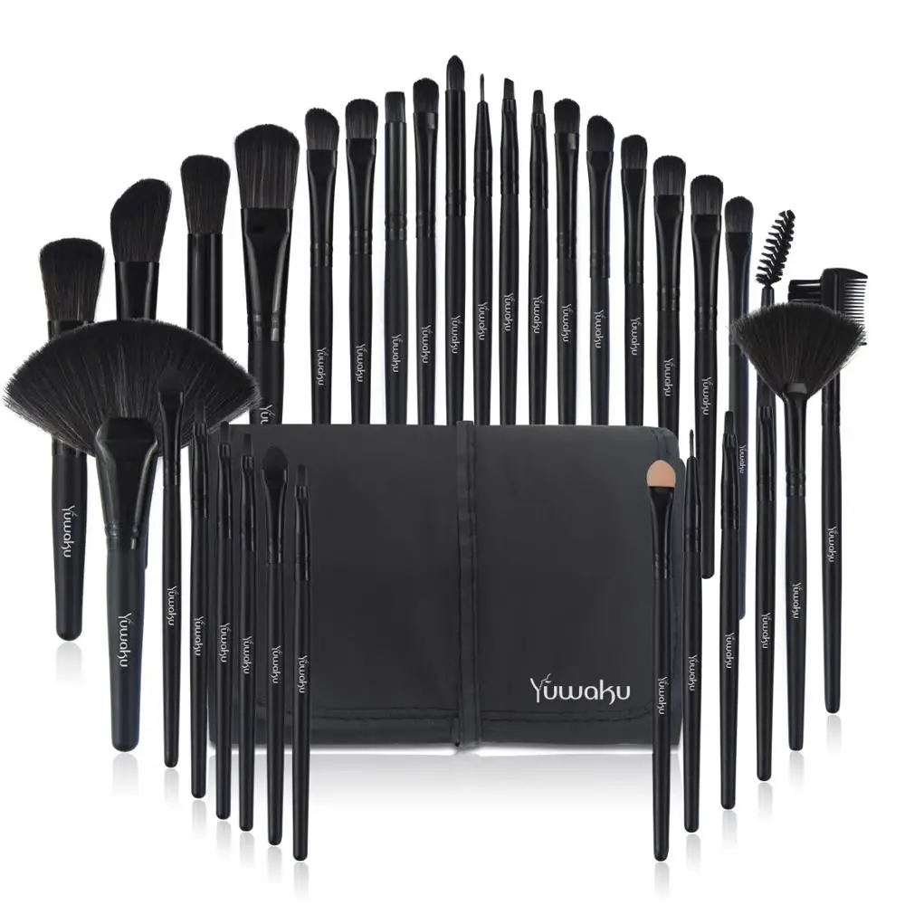 

Factory supply best price 32pcs brushes makeup with travel case complete full make up kit professional makeup brushes set