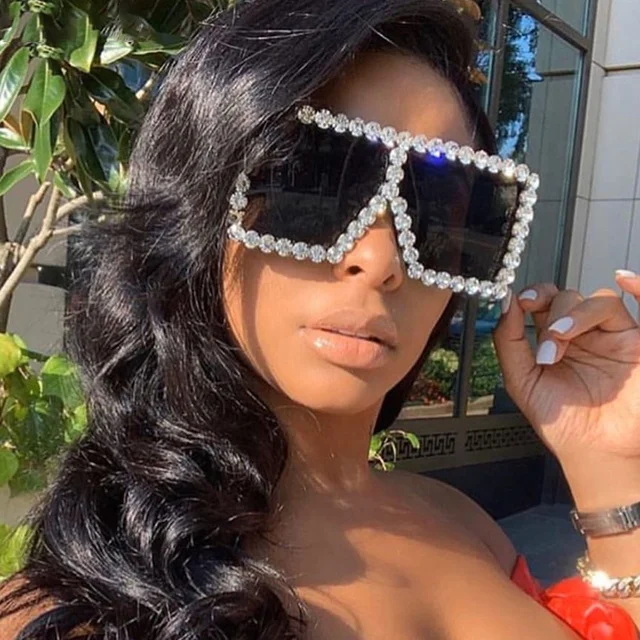 Hot Selling Big Frame Rhinestone Sun Glasses Rectangle Fashion Women Shades Sunglasses
Hot Selling Big Frame Rhinestone Sun Glasses Rectangle Fashion Women Shades Sunglasses
