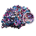 Jingxin Smiling Face Round Nail Art Sequins Glitter DIY Decoration Tips