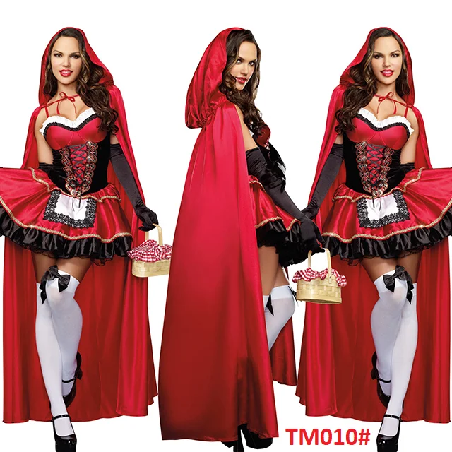Halloween Costumes Long Red Riding Hood Nightclub Queen's Clothing European and American Export Role Playing Clothes Stage Skirt
Halloween Costumes Long Red Riding Hood Nightclub Queen's Clothing European and American Export Role Playing Clothes Stage Skirt
