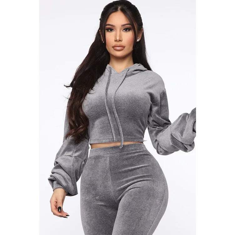 Latest fashion design Women's Loose Fit Cropped Top Hoodie and Sweat pant womens 2 piece outfit two piece sets
Latest fashion design Women's Loose Fit Cropped Top Hoodie and Sweat pant womens 2 piece outfit two piece sets