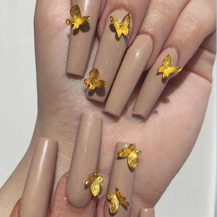 Hot Sale 3D Gold Butterfly Butterfly Nail Art Matte Butterfly Nail Charms DIY Nail Supplies Sticker Tool Manicure Art, Multi color
Hot Sale 3D Gold Butterfly Butterfly Nail Art Matte Butterfly Nail Charms DIY Nail Supplies Sticker Tool Manicure Art, Multi color