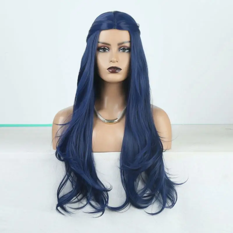 European and American wig fashion ladies medium long curly hair blue wave micro-volume chemical fiber wig wholesale
European and American wig fashion ladies medium long curly hair blue wave micro-volume chemical fiber wig wholesale