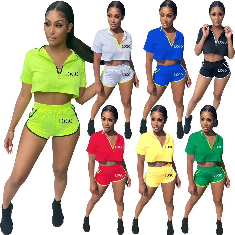 Wholesale sportswear short sleeve crop jogger jogger set women two piece outfit casual two piece set woman clothing, Picture color
Wholesale sportswear short sleeve crop jogger jogger set women two piece outfit casual two piece set woman clothing, Picture color