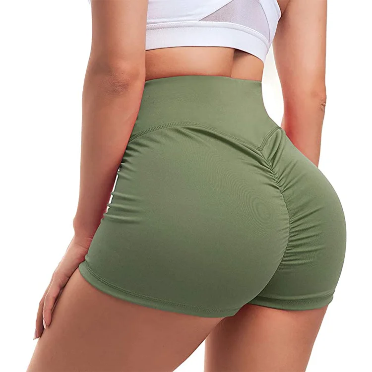 Women's hip yoga shorts high waist abdomen hot pants texture pleated sports gym running beach shorts high waist shorts, Customized colors
Women's hip yoga shorts high waist abdomen hot pants texture pleated sports gym running beach shorts high waist shorts, Customized colors