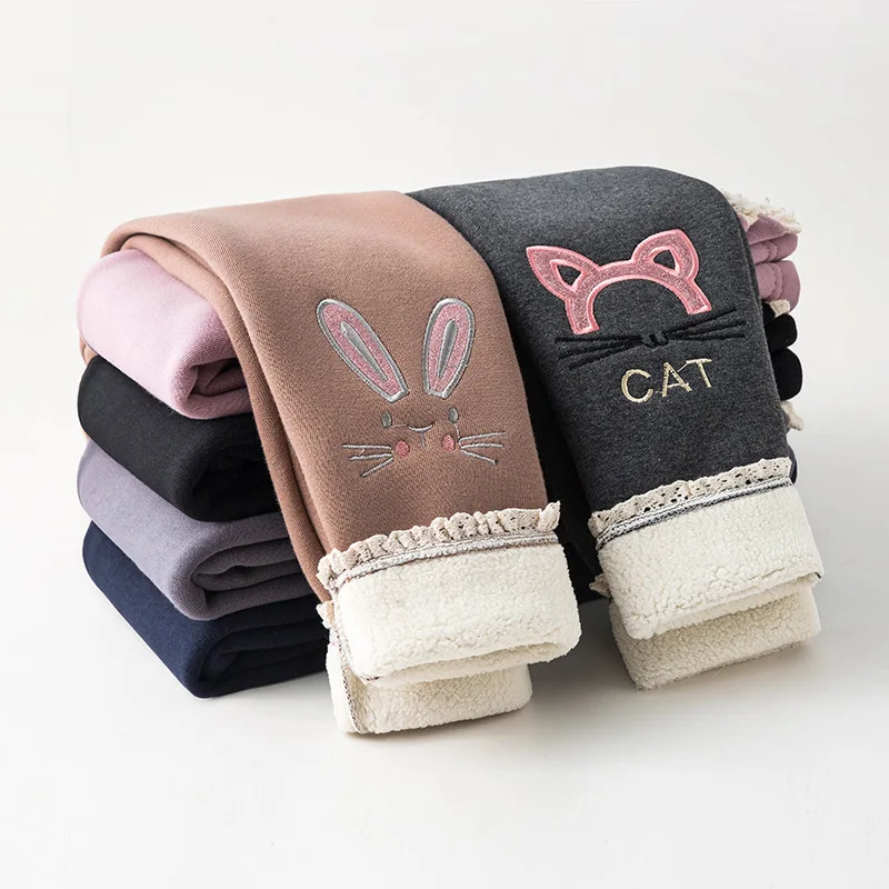 Cartoon Style Winter Cotton Children Warm Velvet Thick Fleece Leggings For Baby Girls
Cartoon Style Winter Cotton Children Warm Velvet Thick Fleece Leggings For Baby Girls