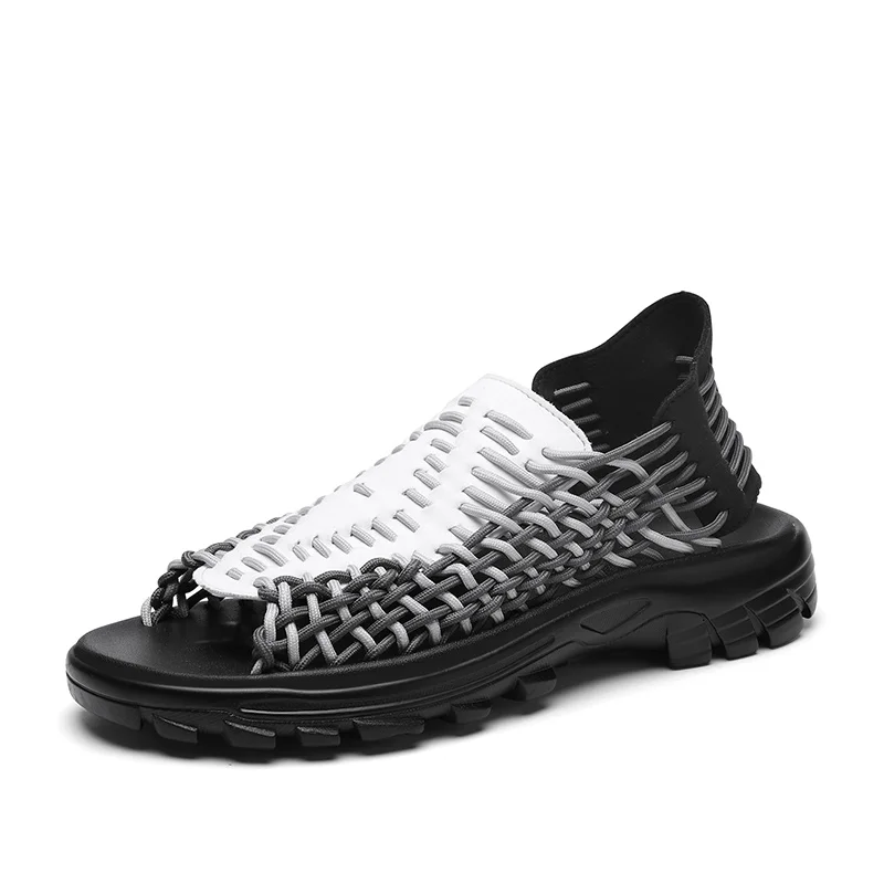 Men's woven sandals men's beach shoes summer holes shoes slippers dual-use 2020 new trend ins hollow
Men's woven sandals men's beach shoes summer holes shoes slippers dual-use 2020 new trend ins hollow