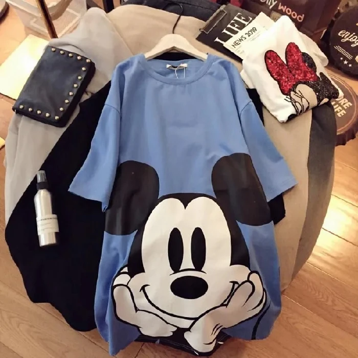 2021 Summer New Products Mid-length Cartoon Loose Oversized Student Short Sleeve T-shirt Women Round Neck Printed Top Women
2021 Summer New Products Mid-length Cartoon Loose Oversized Student Short Sleeve T-shirt Women Round Neck Printed Top Women