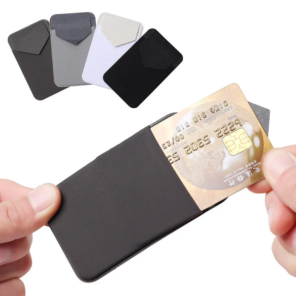 Elastic Mobile Phone Wallet Credit ID Card Holder Adhesive Pocket Sticker Case, Black,gold,purple,gray,pink,rose red,navy blue,white
Elastic Mobile Phone Wallet Credit ID Card Holder Adhesive Pocket Sticker Case, Black,gold,purple,gray,pink,rose red,navy blue,white
