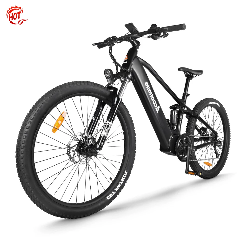 2021 Accolmile 500w Bafng mid motor Lithium Battery 48V Electric Bicycle 27.5 inch 8 Speed Electric Bike MTB E-Bike
2021 Accolmile 500w Bafng mid motor Lithium Battery 48V Electric Bicycle 27.5 inch 8 Speed Electric Bike MTB E-Bike