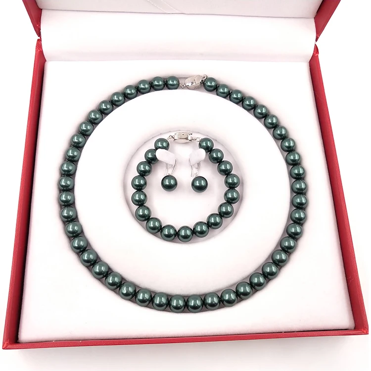 High Quality Shell Pearls Necklace,bracelet and earrings set, Fashionable 2020 Luxury Gift For Mother'S Day
High Quality Shell Pearls Necklace,bracelet and earrings set, Fashionable 2020 Luxury Gift For Mother'S Day