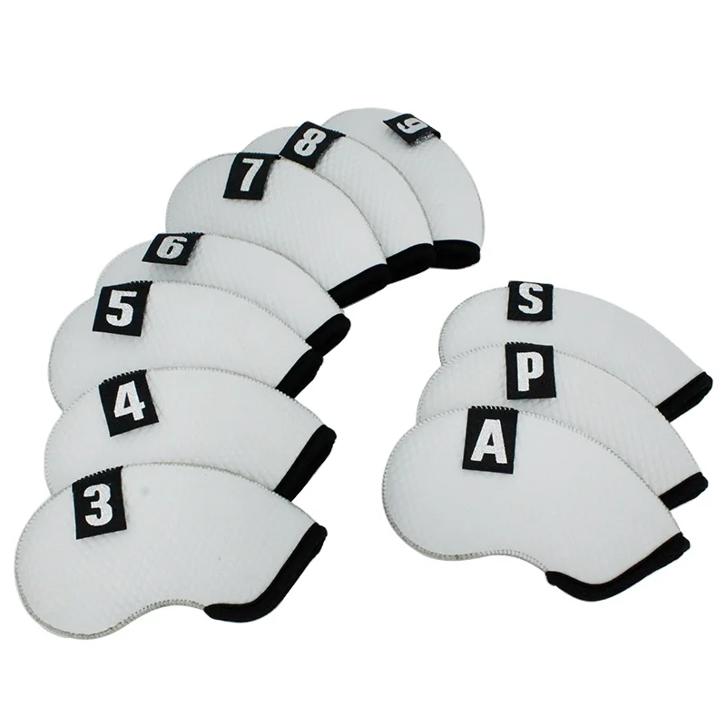 White Orange Customized Logo 2020 High Quality Golf Club Iron Covers Head Cover Cloth Protector Golf Head Cover 10pcs
White Orange Customized Logo 2020 High Quality Golf Club Iron Covers Head Cover Cloth Protector Golf Head Cover 10pcs