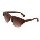 Fashion Handmade Wooden Sunglasses Square Big Men Polarized Wood Sunglasses