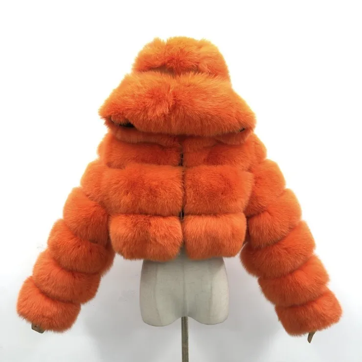 Plus Size Winter Colorful Multi Color Coat Long Sleeve Stitching Faux Fur Crop Coats, Customized color
Plus Size Winter Colorful Multi Color Coat Long Sleeve Stitching Faux Fur Crop Coats, Customized color