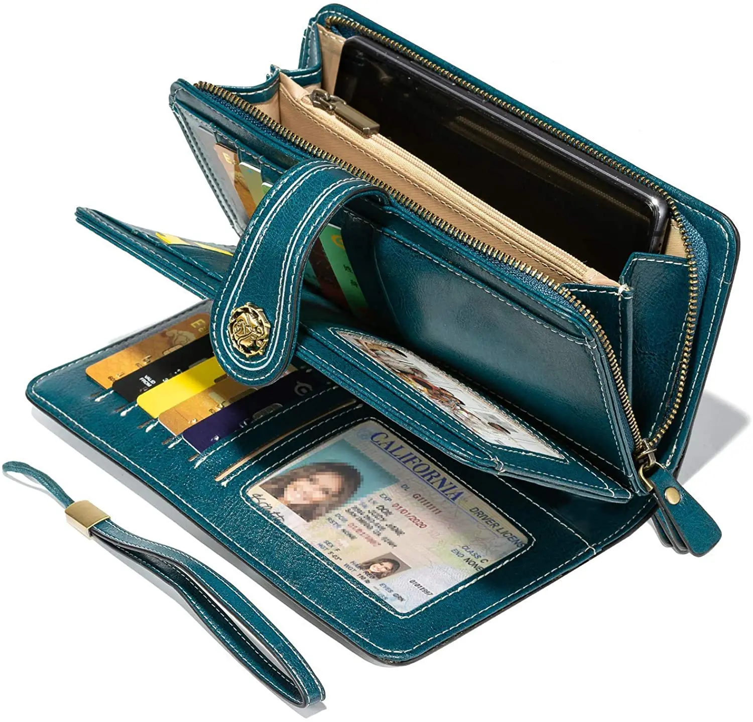 2021 Women's Wallet RFID Blocking Genuine Leather Clutch Wallets for Women Ladies Purse Card Holder Organizer, Customized
2021 Women's Wallet RFID Blocking Genuine Leather Clutch Wallets for Women Ladies Purse Card Holder Organizer, Customized