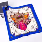 60cm*60cm 2019 Luxury Brand Warships Print Women Twill Silk Scarf Small Square Scarves New Fashion Hijab Headband