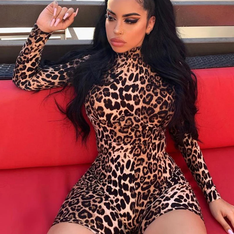 A00125D design Women Playsuit Long Sleeve Slim Skinny Rompers Short Jumpsuit New Body Leopard Fashion Party Club Bodysuit, Black
A00125D design Women Playsuit Long Sleeve Slim Skinny Rompers Short Jumpsuit New Body Leopard Fashion Party Club Bodysuit, Black