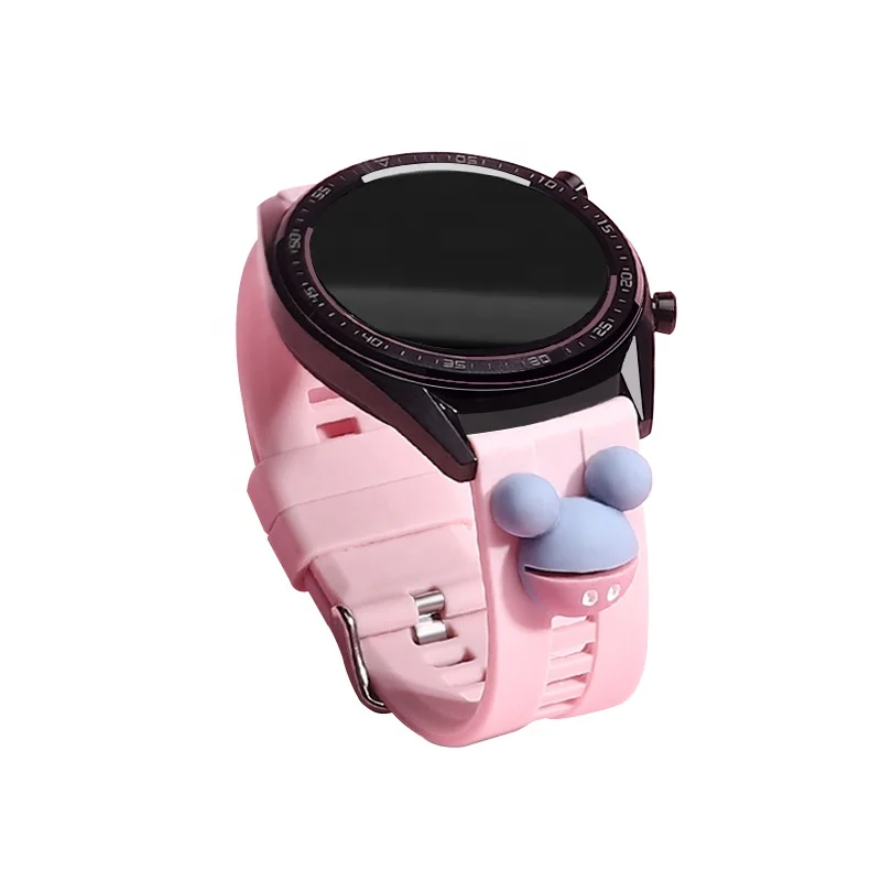 BOORUI Cute 3D cartoon pattern silicone watch strap for Huawei GT2 watch strap for Honor magic2 replacement band bracelet, Mutli colors
BOORUI Cute 3D cartoon pattern silicone watch strap for Huawei GT2 watch strap for Honor magic2 replacement band bracelet, Mutli colors