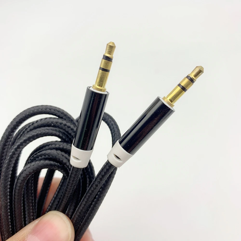 Best quality nylon male 3.5mm aux cable car mobile speaker cable audio aux cable for mobile phone
Best quality nylon male 3.5mm aux cable car mobile speaker cable audio aux cable for mobile phone