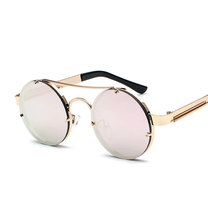 Classic Gothic Steampunk Style Round Sunglasses Unisex Brand Designer Retro Round Metal Frame Colorful Lens Sun Glasses
Classic Gothic Steampunk Style Round Sunglasses Unisex Brand Designer Retro Round Metal Frame Colorful Lens Sun Glasses