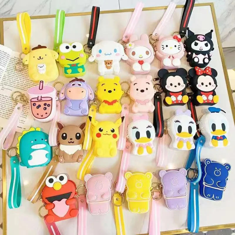 custom small mini silicone 3d designer cute cartoon character keychain coin purse
custom small mini silicone 3d designer cute cartoon character keychain coin purse