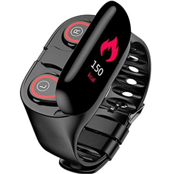 2 in 1 Wireless call Headphone and Smart Watch M1 Bracelet Handsfree Fitness Headset Earphone
2 in 1 Wireless call Headphone and Smart Watch M1 Bracelet Handsfree Fitness Headset Earphone