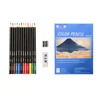 16pcs professional artists drawing sketching art color pencils set