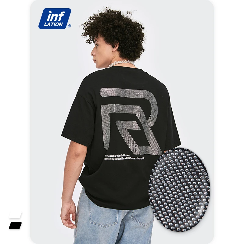 Wholesale Cool Printing Oversized T-shirt Glitter Stone Cotton Fashion In Bulk Mens Tshirt, Black, white
Wholesale Cool Printing Oversized T-shirt Glitter Stone Cotton Fashion In Bulk Mens Tshirt, Black, white