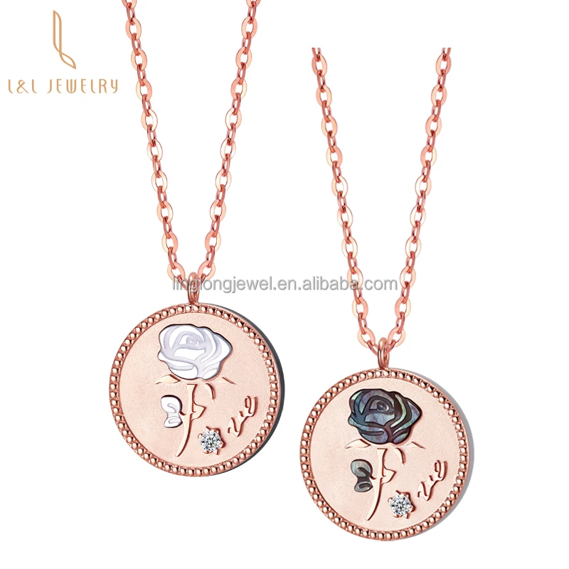 Charms necklaces natural pearl shell round 18k Rose Gold Diamond inlay pendant necklace mother of pearl jewelry
Charms necklaces natural pearl shell round 18k Rose Gold Diamond inlay pendant necklace mother of pearl jewelry
