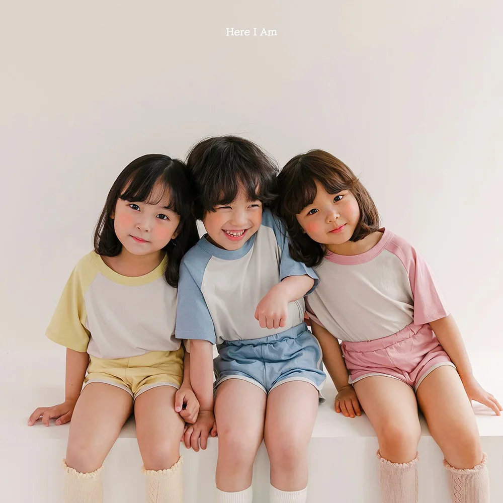Australia US Unisex Kids Outfits Aummer Patchwork Sleeve Casual Suits Child T-shirts Shorts 2pcs Children Clothing Sets
Australia US Unisex Kids Outfits Aummer Patchwork Sleeve Casual Suits Child T-shirts Shorts 2pcs Children Clothing Sets