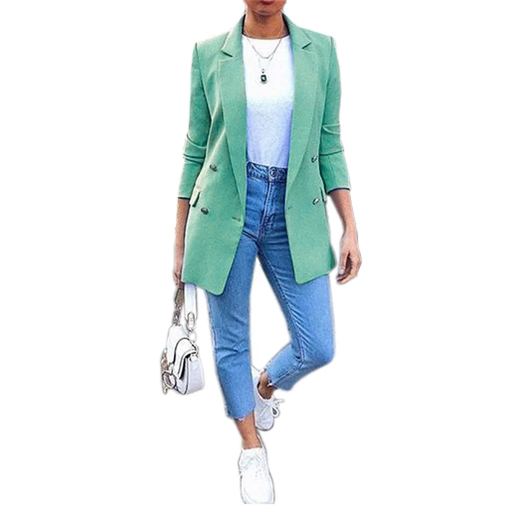 Street Fashion 9 colors 5XL Plus Double Breasted Suit Jackets for Women Elegant Lapel Casual Mid-length Suit Jacket
Street Fashion 9 colors 5XL Plus Double Breasted Suit Jackets for Women Elegant Lapel Casual Mid-length Suit Jacket