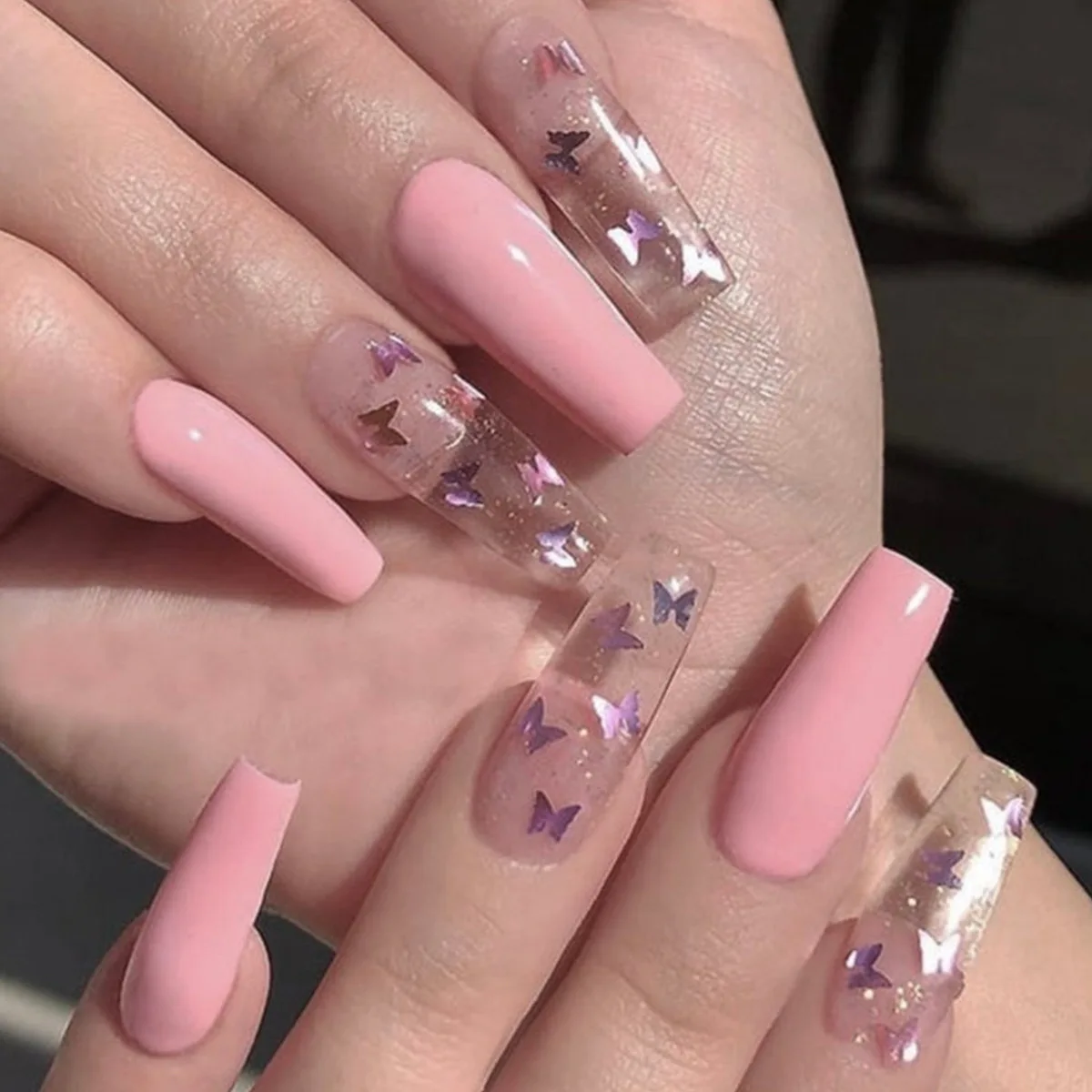 24pcs Pink Butterfly new nail art arrived ABS Material Is suitable for fingers Full Cover nail art butterfly, Picture
24pcs Pink Butterfly new nail art arrived ABS Material Is suitable for fingers Full Cover nail art butterfly, Picture