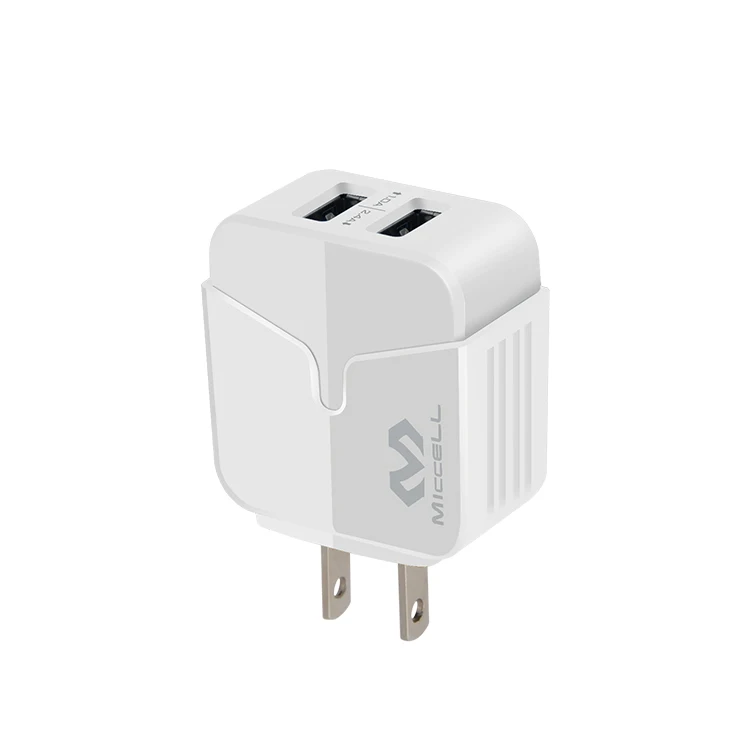 Universal Dual Port Wall Charger US Fast Charging 5V 2.4A USB Wall Charger for iphone
Universal Dual Port Wall Charger US Fast Charging 5V 2.4A USB Wall Charger for iphone