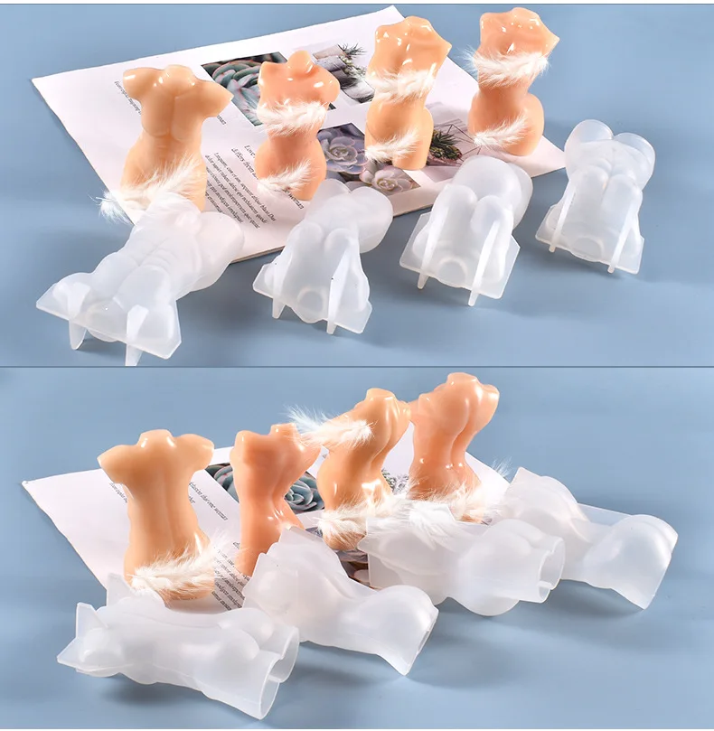 DIY 3D Aromatherapy candle female body mold women model shapes mold man body candle soap silicone mold
DIY 3D Aromatherapy candle female body mold women model shapes mold man body candle soap silicone mold