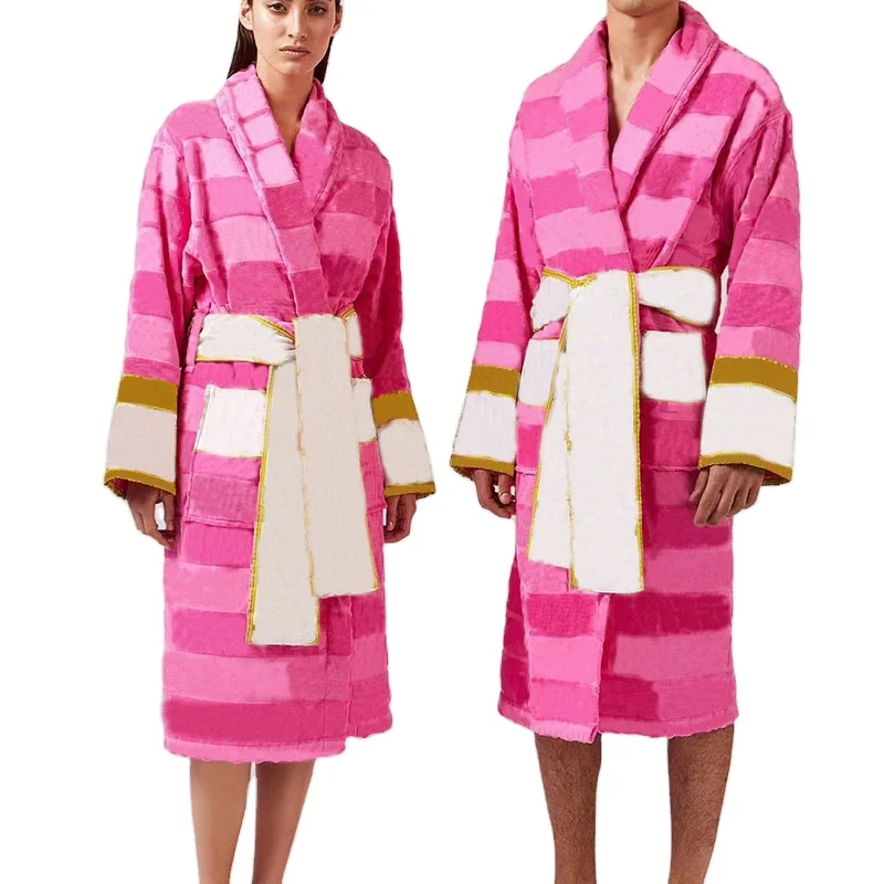 Designer Vintage Style Fashion Letter Printed Breathable Home Casual Pink Robe Sleepwear
Designer Vintage Style Fashion Letter Printed Breathable Home Casual Pink Robe Sleepwear