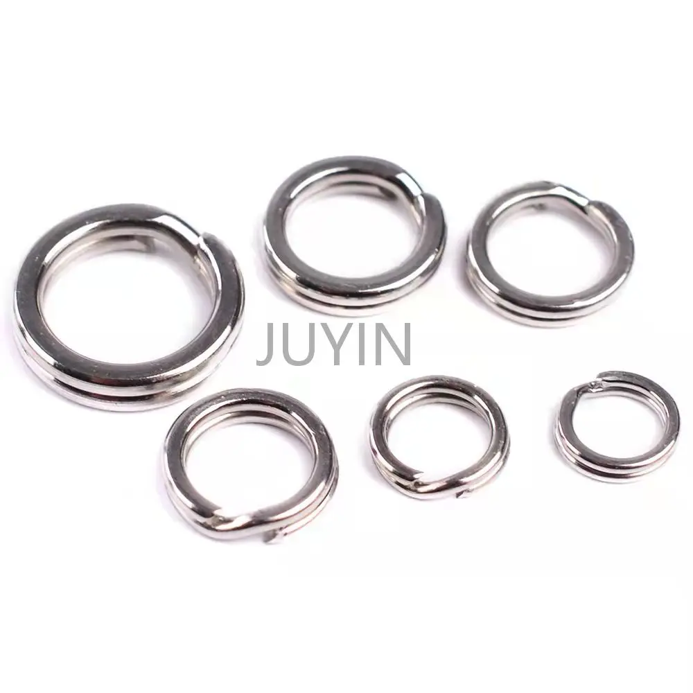JUYIN 100pcs/pack of stainless steel silver double-layer flattening ring Lure bait ring
JUYIN 100pcs/pack of stainless steel silver double-layer flattening ring Lure bait ring