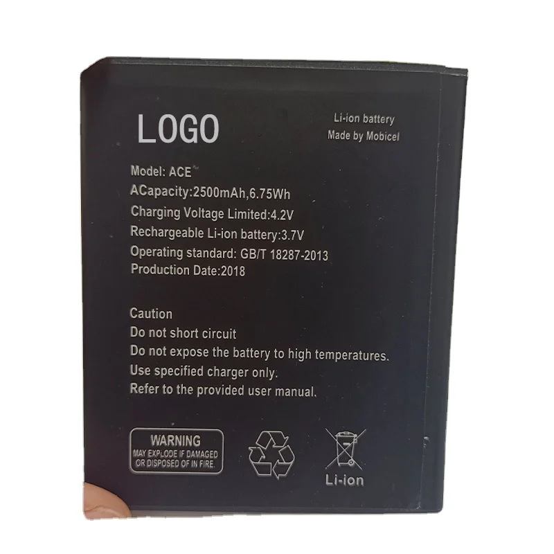 china factory wholesale replacement big capacity litium mobile phone battery price pack for Mobicel ace
china factory wholesale replacement big capacity litium mobile phone battery price pack for Mobicel ace