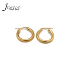 Fashion accessories jewelry 18k gold small hoop earrings