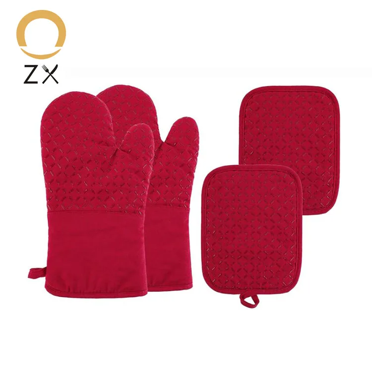 Custom Silicone Gloves Cotton Silicone Oven mitts Heat Resistant Kitchen Gloves BBQ Gloves with Pot Holders, Red,green,blue,black,customized
Custom Silicone Gloves Cotton Silicone Oven mitts Heat Resistant Kitchen Gloves BBQ Gloves with Pot Holders, Red,green,blue,black,customized