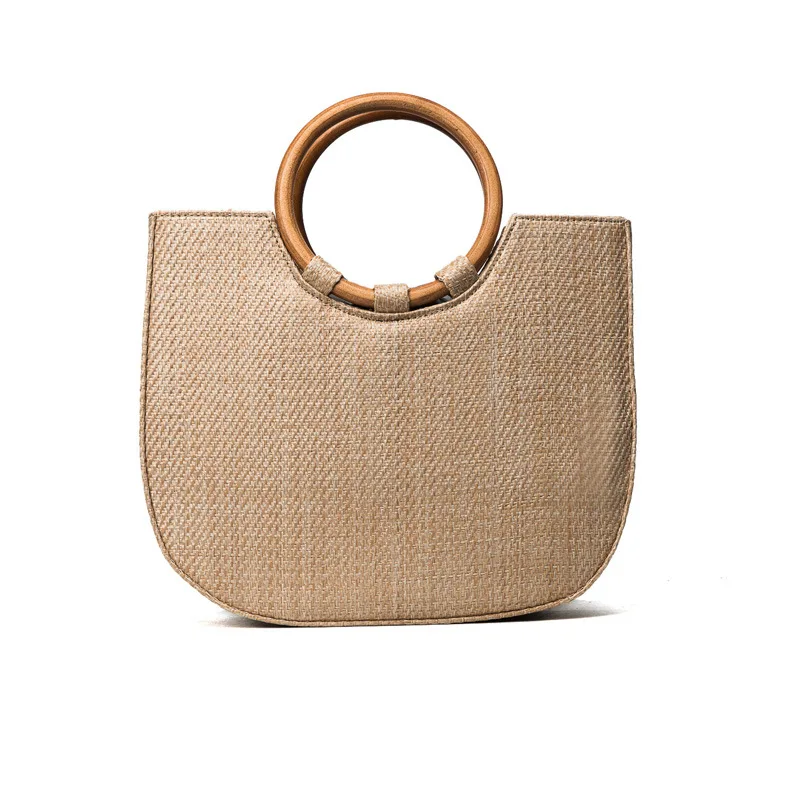 straw round wooden handle knit handbag rattan bags 2021 New arrival tote summer beach bags
straw round wooden handle knit handbag rattan bags 2021 New arrival tote summer beach bags