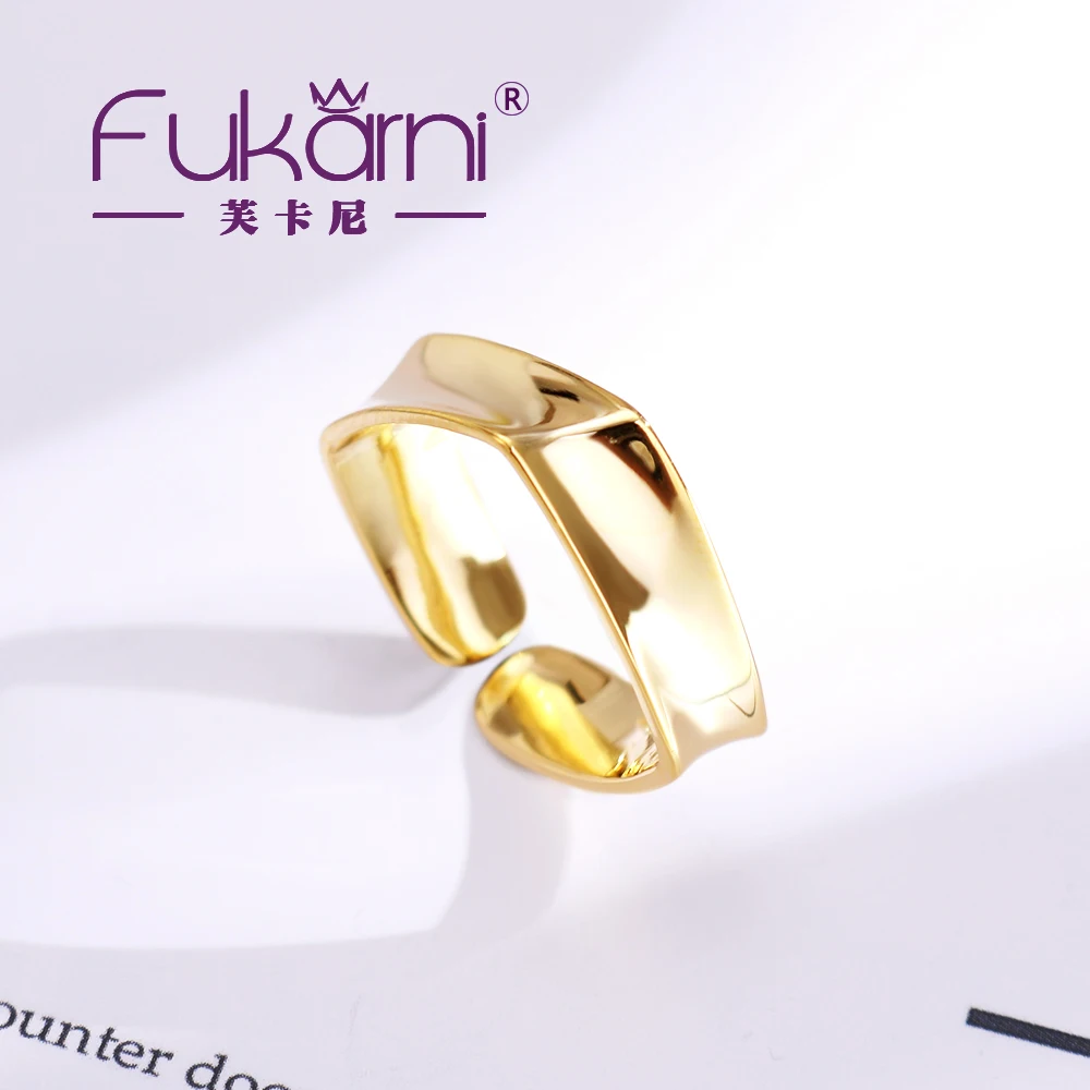 fukarni S925 sterling silver wave curve joint Wholesale jewelry lots silver irregular female ring KR285
fukarni S925 sterling silver wave curve joint Wholesale jewelry lots silver irregular female ring KR285