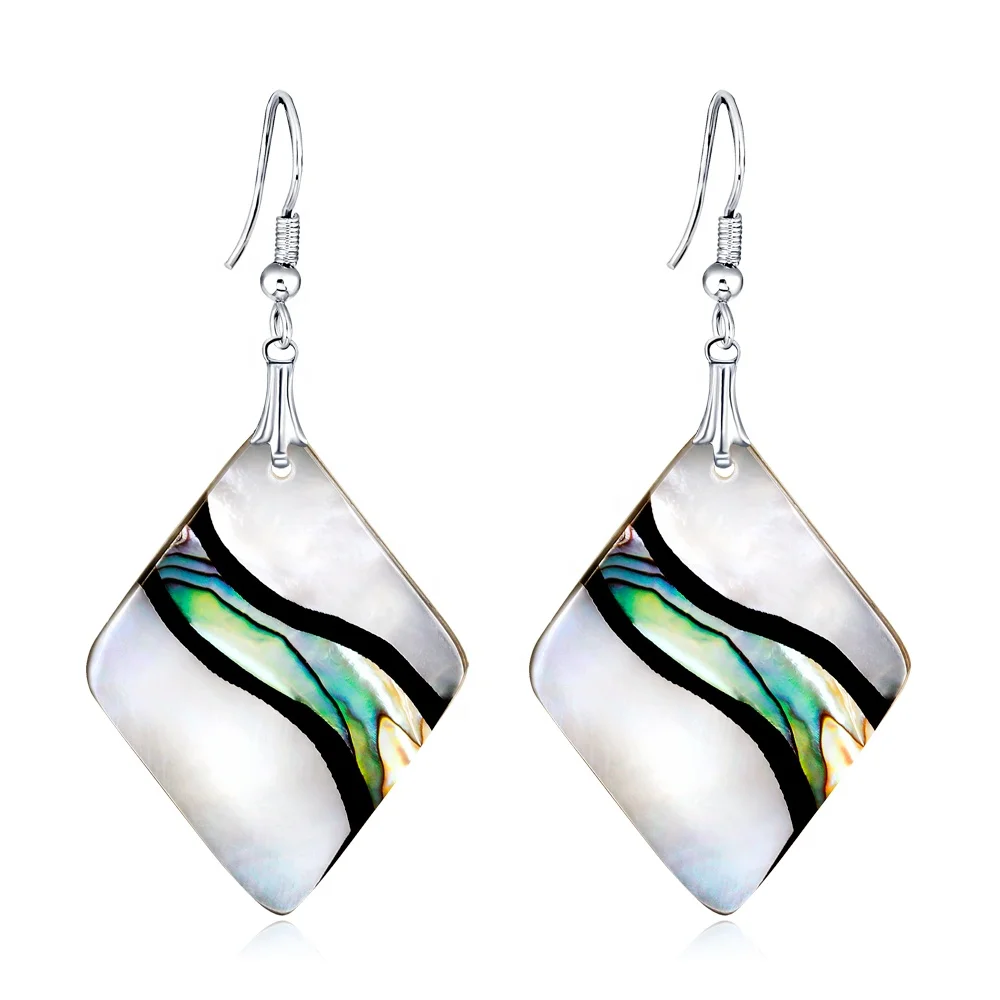 New and Fashionable Geometric Shape Abalone Shell Pendant Earrings Jewelry, Picture shows
New and Fashionable Geometric Shape Abalone Shell Pendant Earrings Jewelry, Picture shows