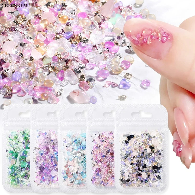 Polarized Glass Bead Gravel Crystal White Rainbow Nail Stone Nail Art Glass Crystal Glass Nail Rhinestones
Polarized Glass Bead Gravel Crystal White Rainbow Nail Stone Nail Art Glass Crystal Glass Nail Rhinestones