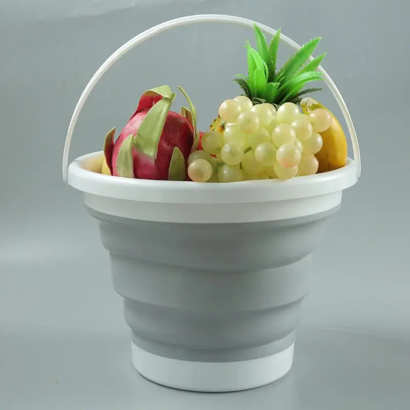 Food Grade Silicone Fold Bucket for Garden, Kitchen, Outdoor
Food Grade Silicone Fold Bucket for Garden, Kitchen, Outdoor