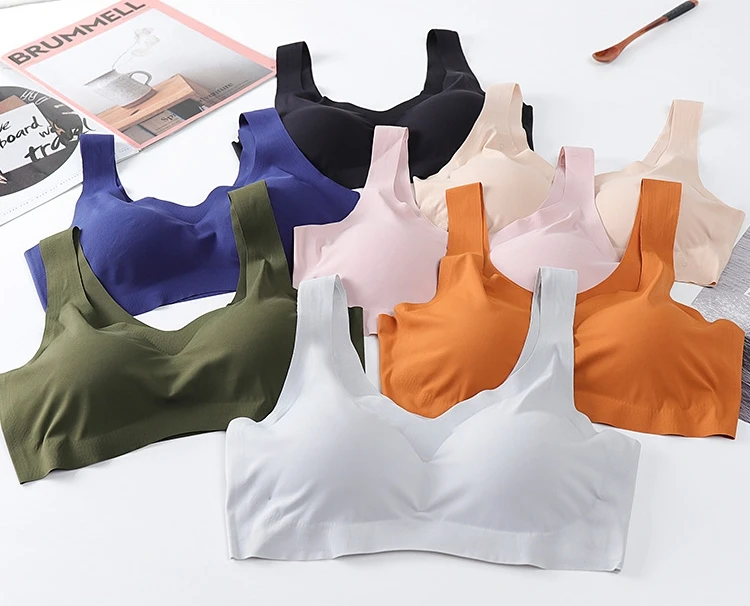 Wholesale cheap high quality ice silk tube top vest sport underwear shakeproof breathable plus size seamless bra, Pictures
Wholesale cheap high quality ice silk tube top vest sport underwear shakeproof breathable plus size seamless bra, Pictures